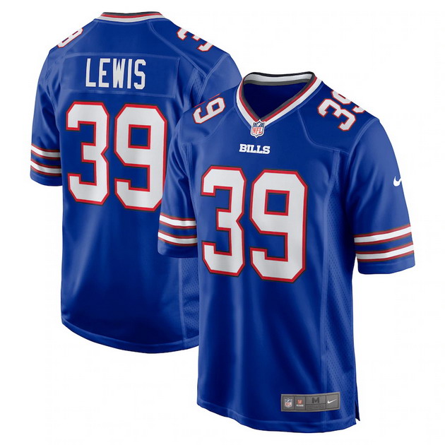 mens nike cam lewis royal buffalo bills player game jersey